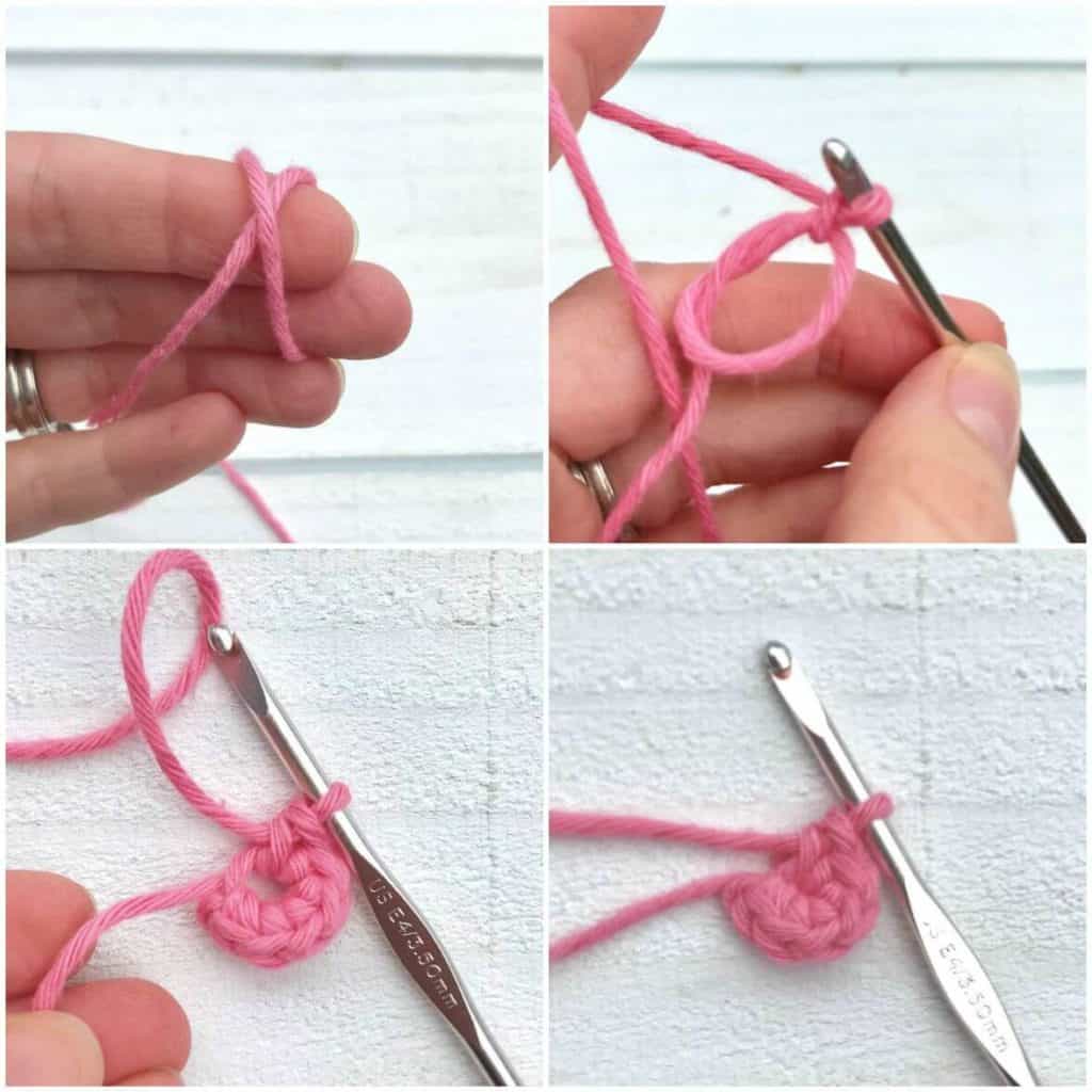 Como fazer crochê um anel mágico