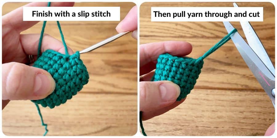 How to Fasten Off in Amigurumi - Crochet to Play