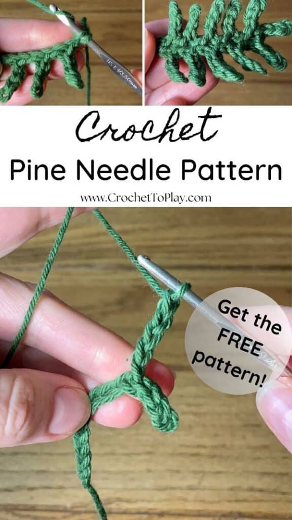 Crochet Pine Needle Pattern - Crochet to Play